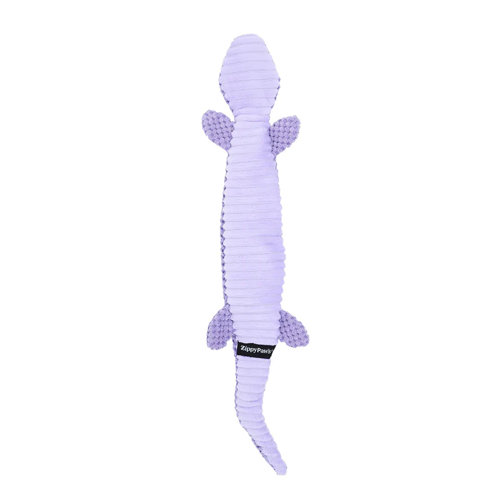 ZippyPaws Rope Reptilez Purple Lizard Dog Rope Toy