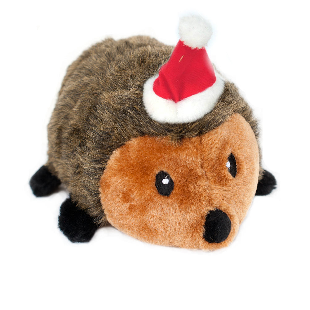 ZippyPaws Holiday Hedgehog Plush Dog Toy XL