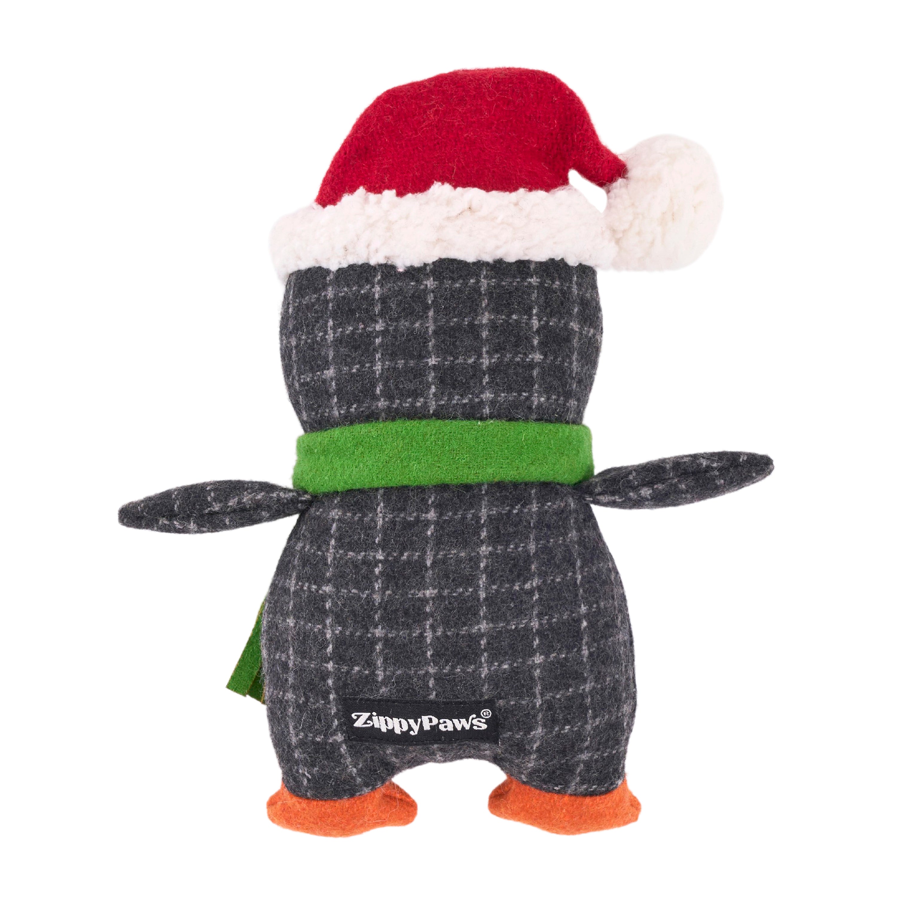 ZippyPaws ZippyPaws ecoZippy Holiday Cotton Cuddler Penguin Plush Dog Toy
