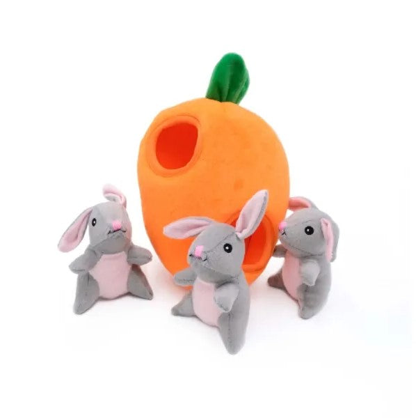 ZippyPaws Burrow Bunny 'n Carrot