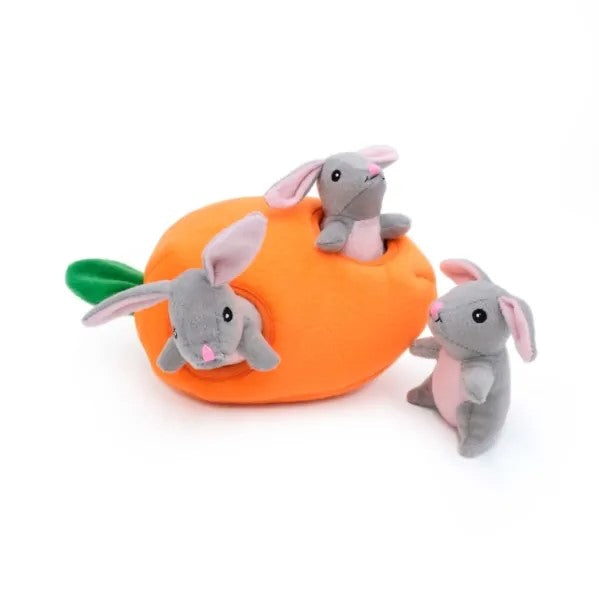ZippyPaws Burrow Bunny 'n Carrot
