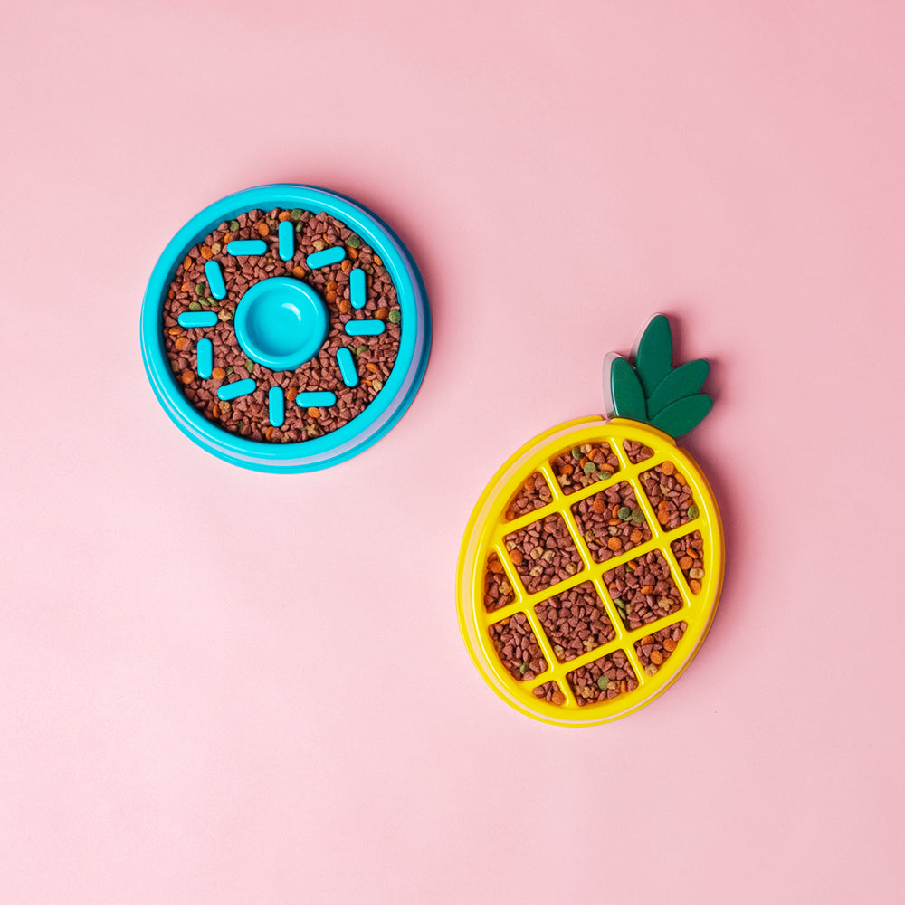 ZippyPaws Happy Bowls -Pineapple