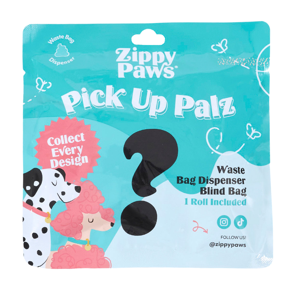 ZippyPaws Pick Up Palz - Blind Item Plush Poop Bag Holder 16pc Display