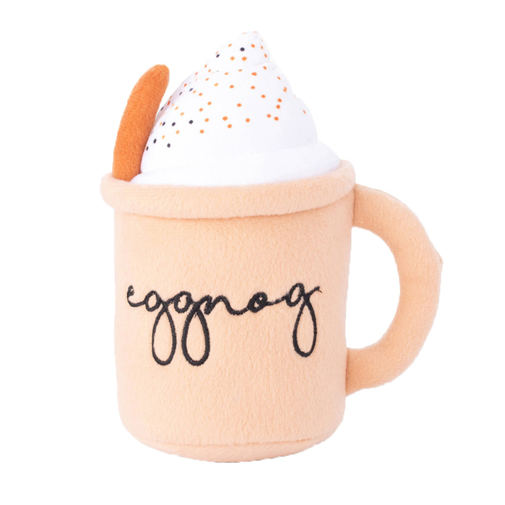 ZippyPaws Holiday Eggnog Plush Dog Toy