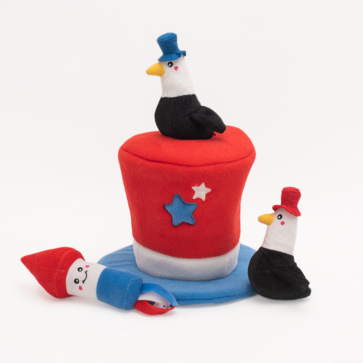 ZippyPaws Zippy Burrow - Americana Top Hat