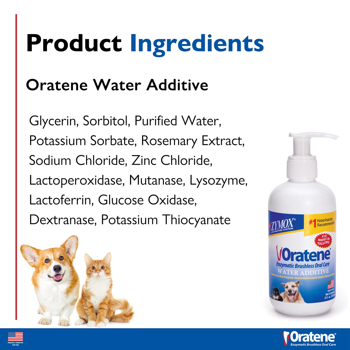 Oratene Water Additive - 4 oz. bottle