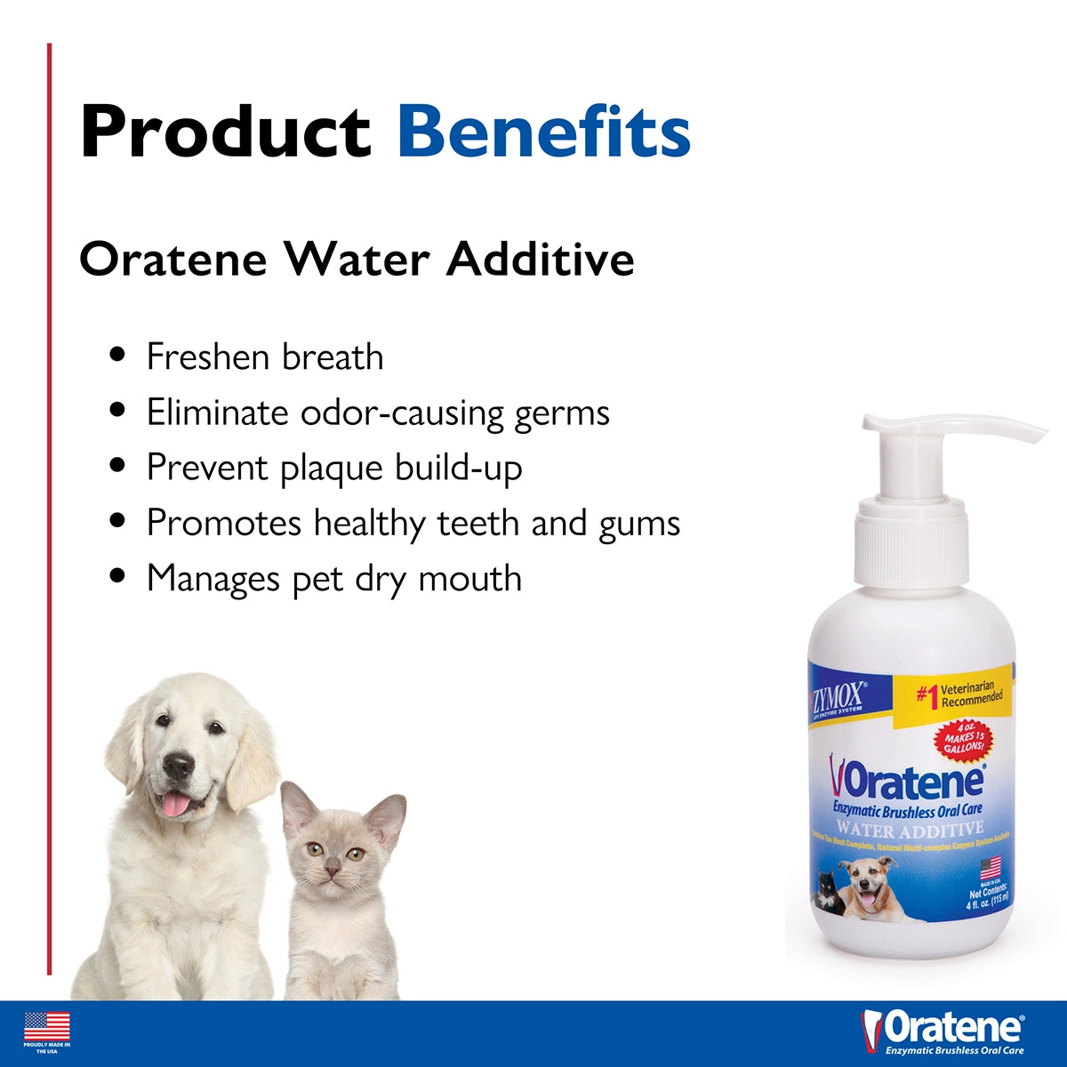 Oratene Water Additive - 4 oz. bottle
