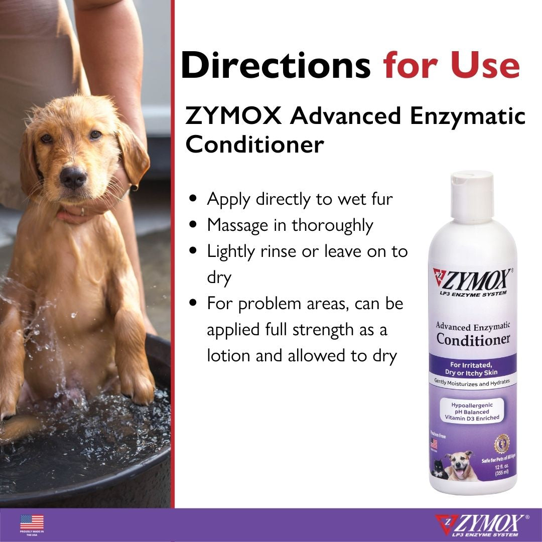 Zymox Advanced Enzymatic Conditioner - 12 oz. bottle