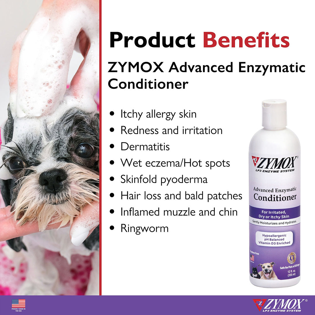 Zymox Advanced Enzymatic Conditioner - 12 oz. bottle