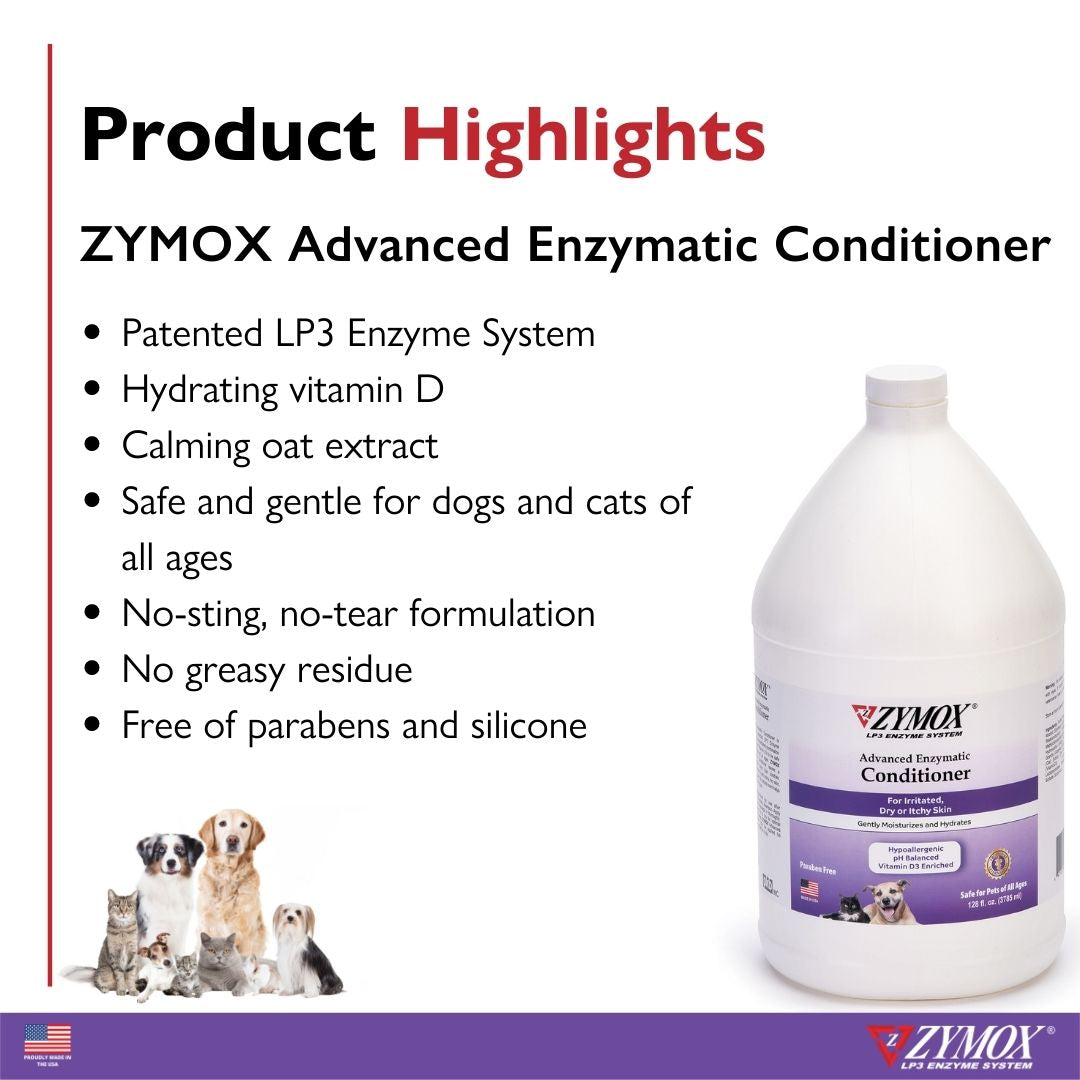 Zymox Advanced Enzymatic Conditioner - 1 gallon