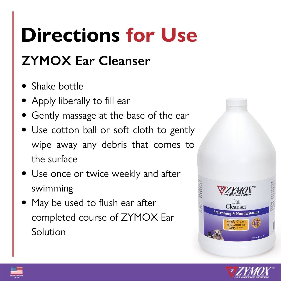 Zymox Ear Cleanser Gallon 128oz