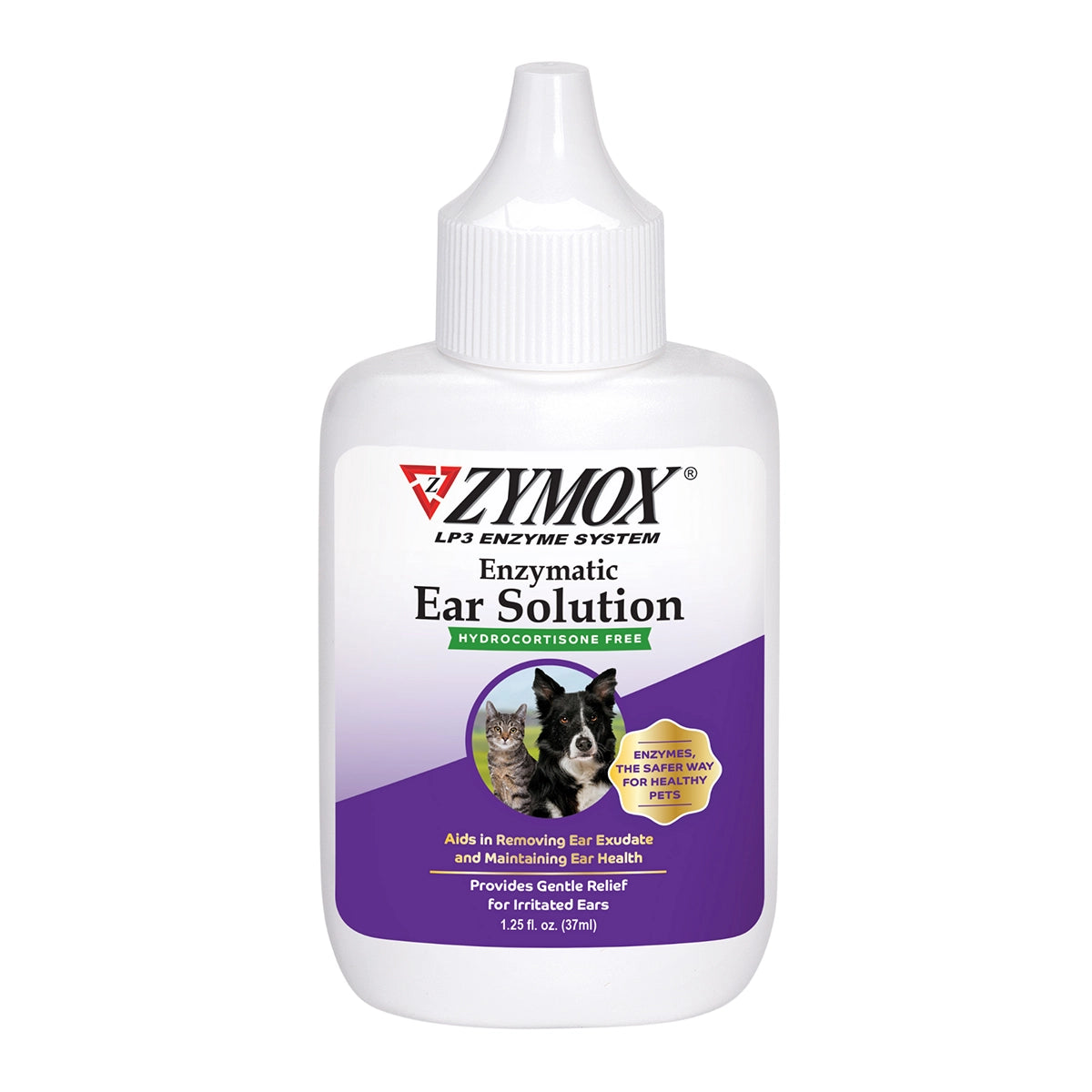 Zymox Ear Solution w/out hydrocortisone - 1.25 oz. bottle