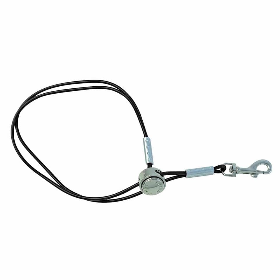 All For Groomers Black Vinyl Trach Saver Large