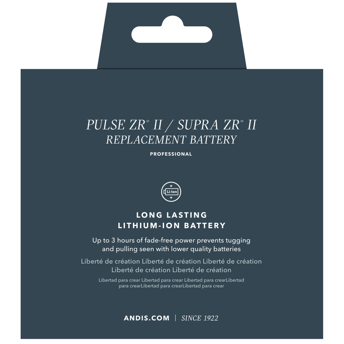 Andis  DBLC2 Lithium Ion Replacement Battery - VBL