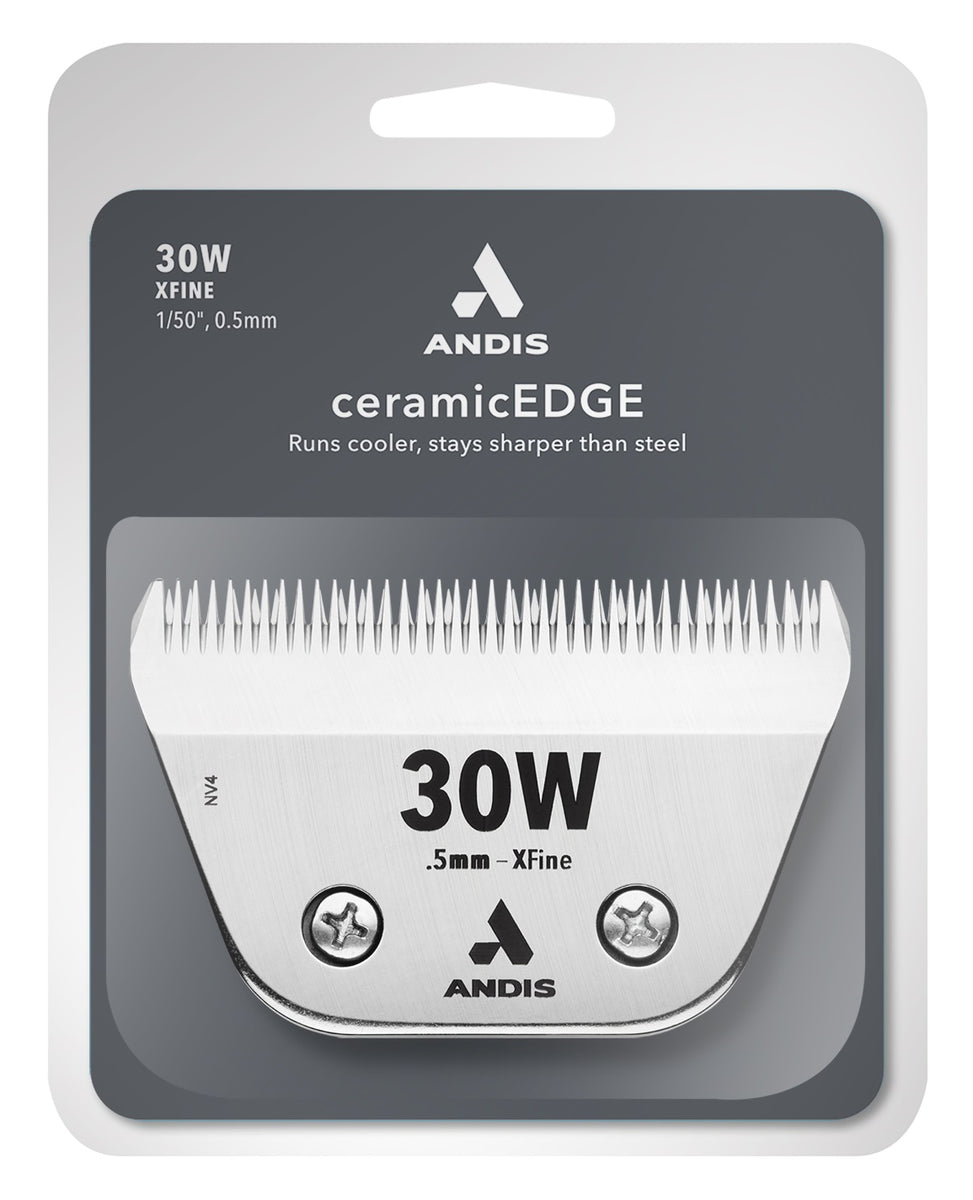 Andis 30W XFine CeramicEdge Blade Set, 1/50" - 0.5mm