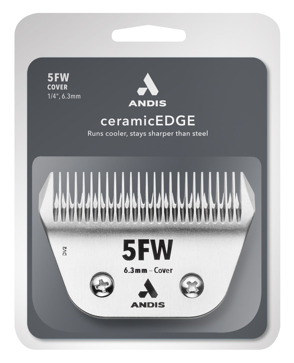 Andis 5FW CoverCeramicEdge Blade Set, 1/4" - 6.3mm