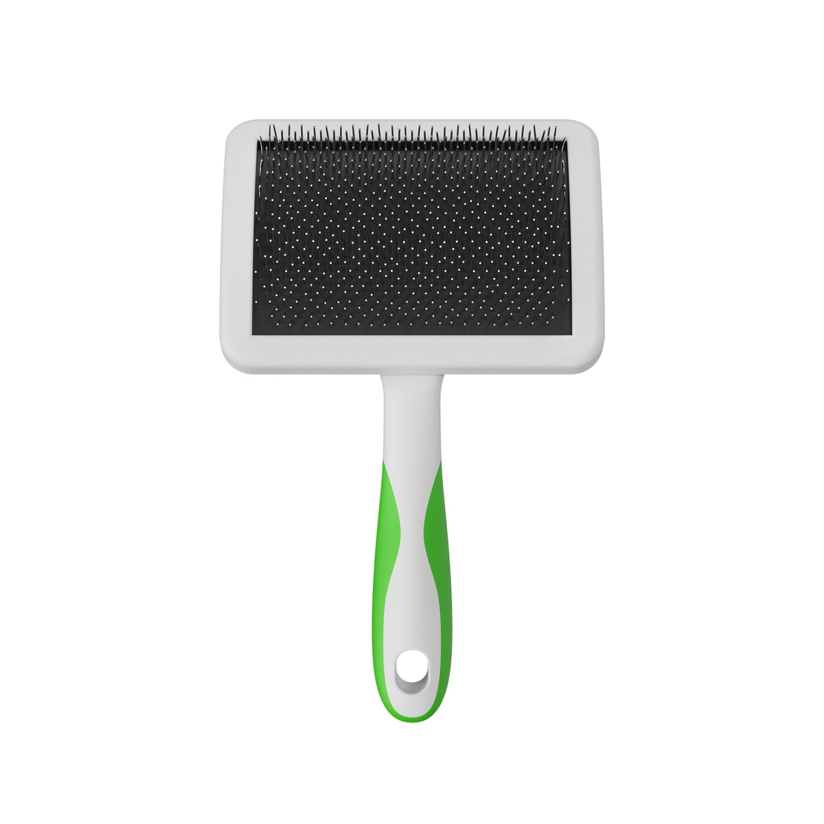 Andis Large Firm Slicker Brush - Green/White - VBL