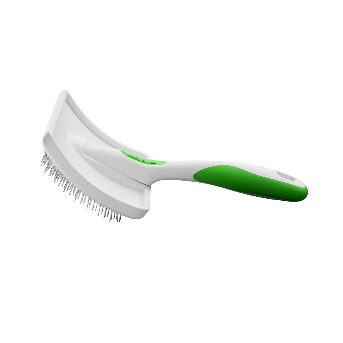 Andis Large Firm Slicker Brush - Green/White - VBL