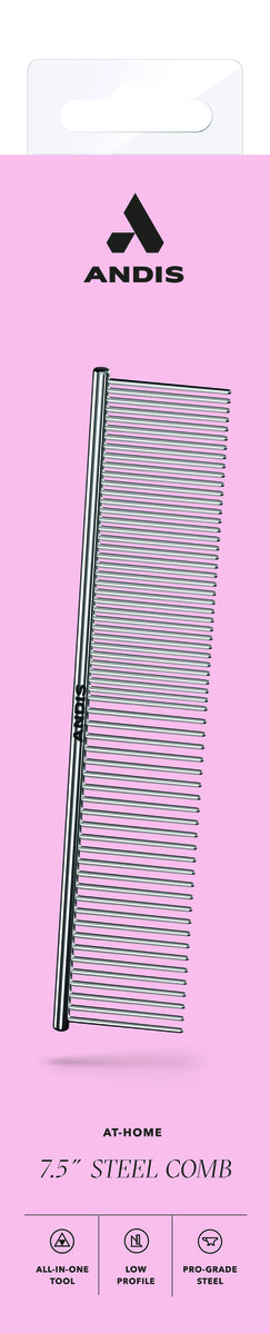 Andis 7-1/2" Steel Comb - VBL