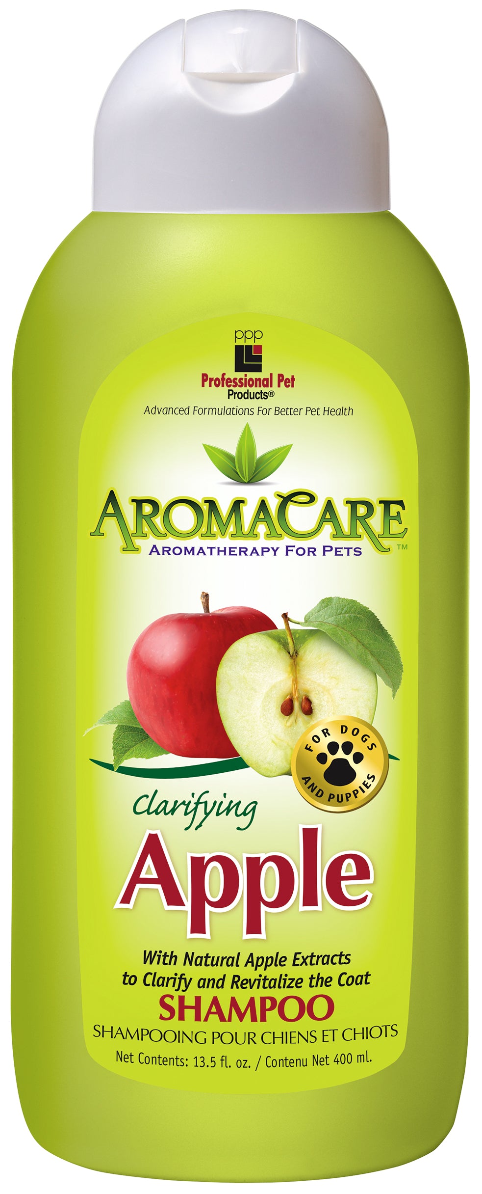PPP AromaCare™ Clarifying Apple Shampoo, 13.5 oz. (400 mL)