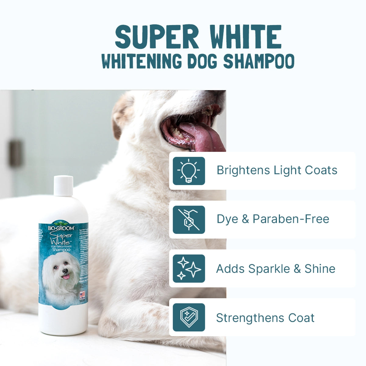 Bio-Groom Super White Shampoo 12oz