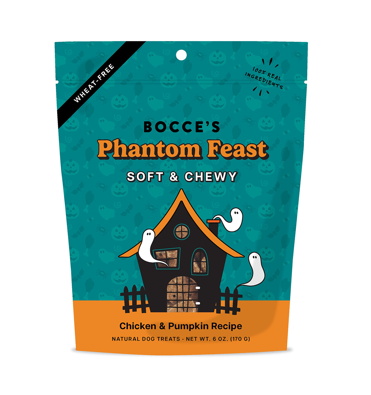 Bocce's Bakery Phantom Feast Soft & Chewy  Dog Treats 6oz