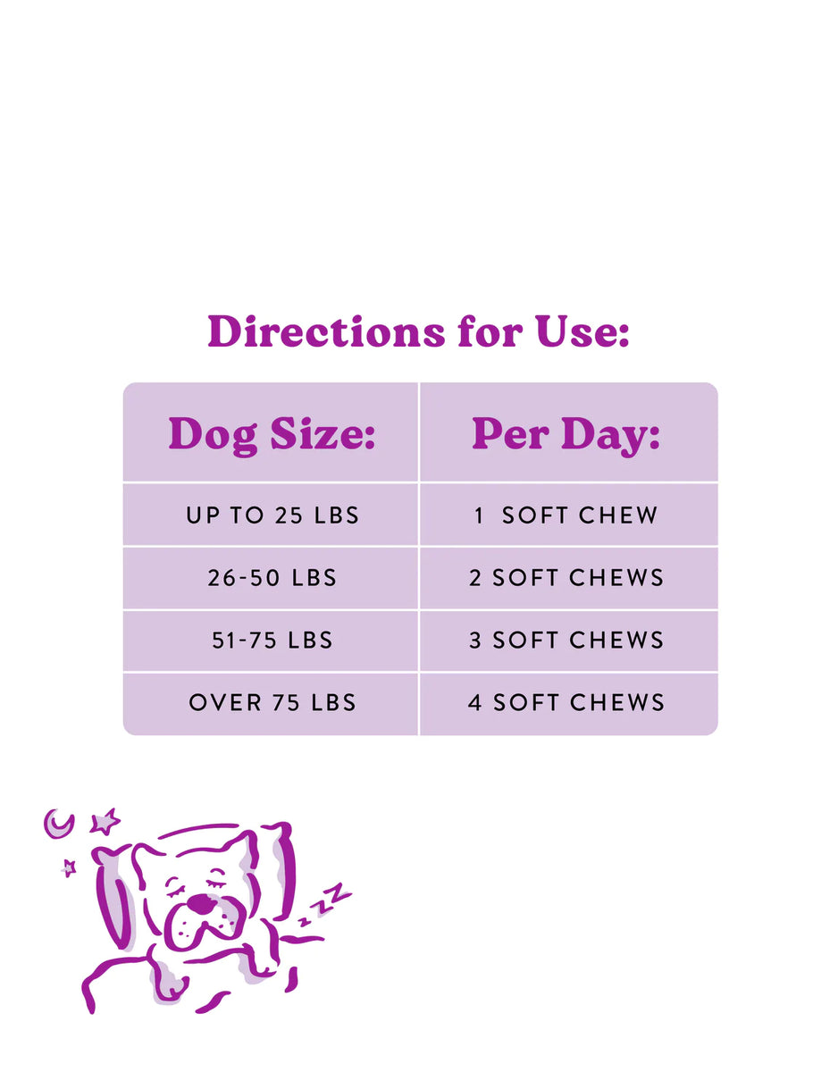 Bocce's Bakery Calming Soft Chew Dog Supplements 60 Count
