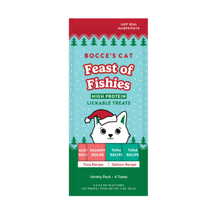 Bocce's Bakery Feast of Fishies Lickables Cat Treat 2 oz 4pc