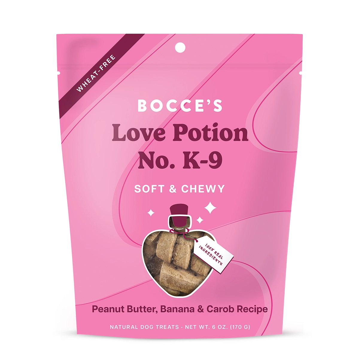 Bocce's Bakery Love Potion No. K-9, Soft & Chewy, 6oz