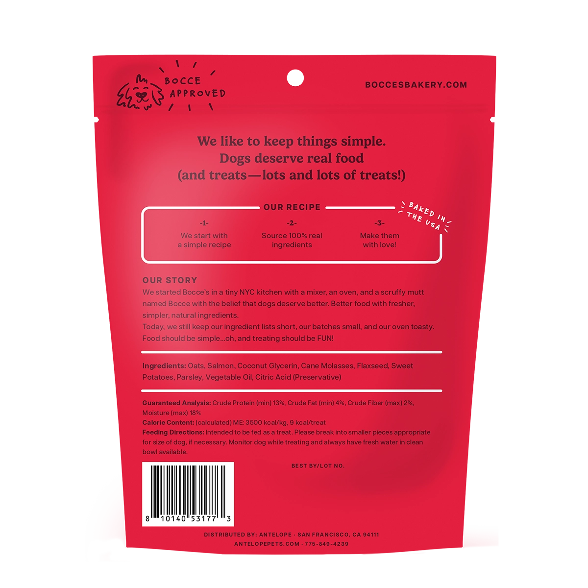 Bocce's Bakery Love Struck, Soft & Chewy, 6oz