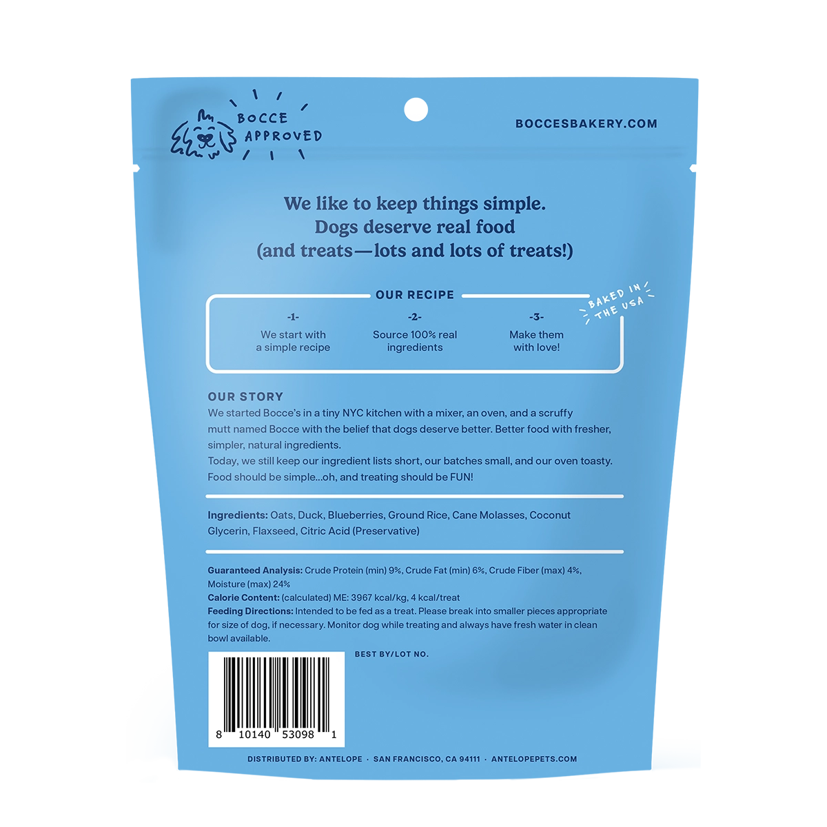 Bocce's Bakery Love Spell, Training Bites, 6oz