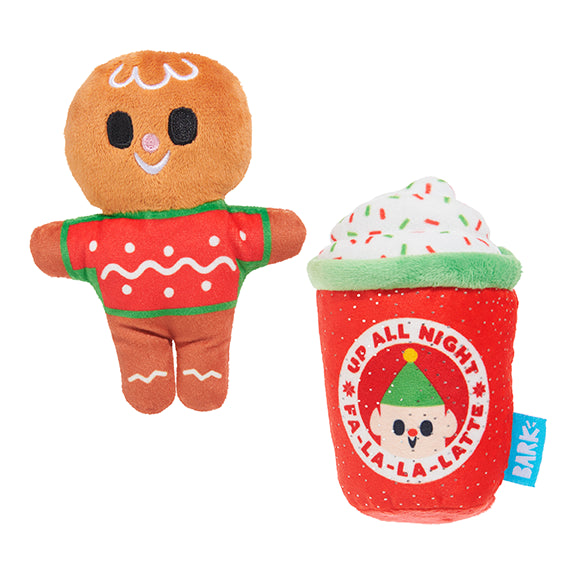 BARK Ginger Brew Crew Dog Toy