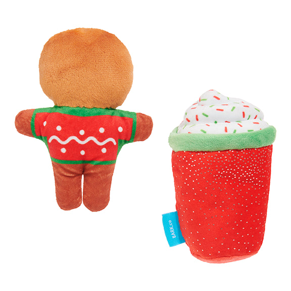 BARK Ginger Brew Crew Dog Toy