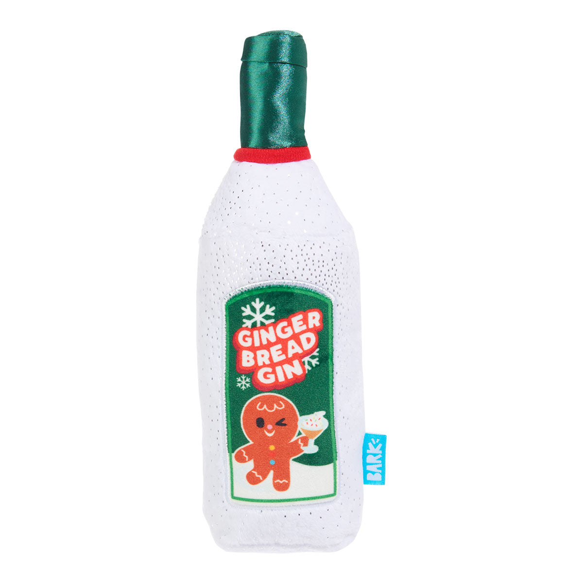 BARK Gingerbread Gin Dog Toy