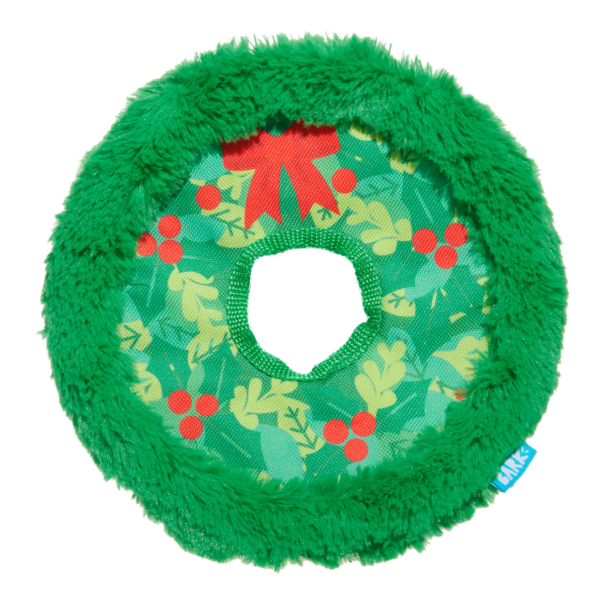 BARK Wreath Toss Fetch Dog Toy