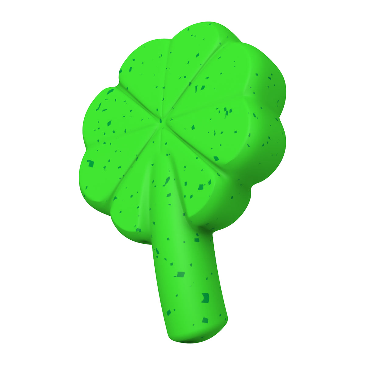 BARK Fur Leaf Clover Dog Toy