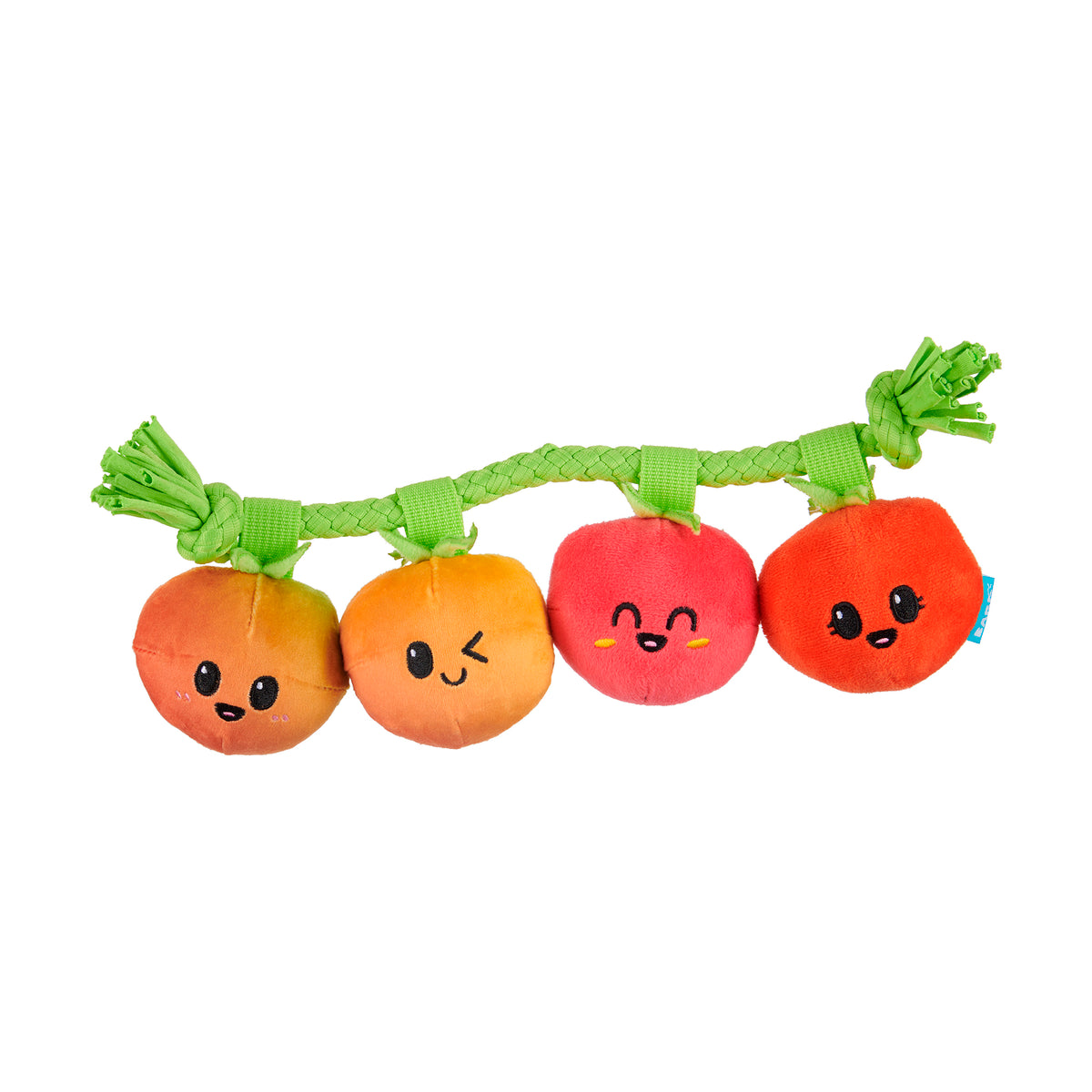 BARK Hairloom Tomatoes Plush Dog Toy S/M