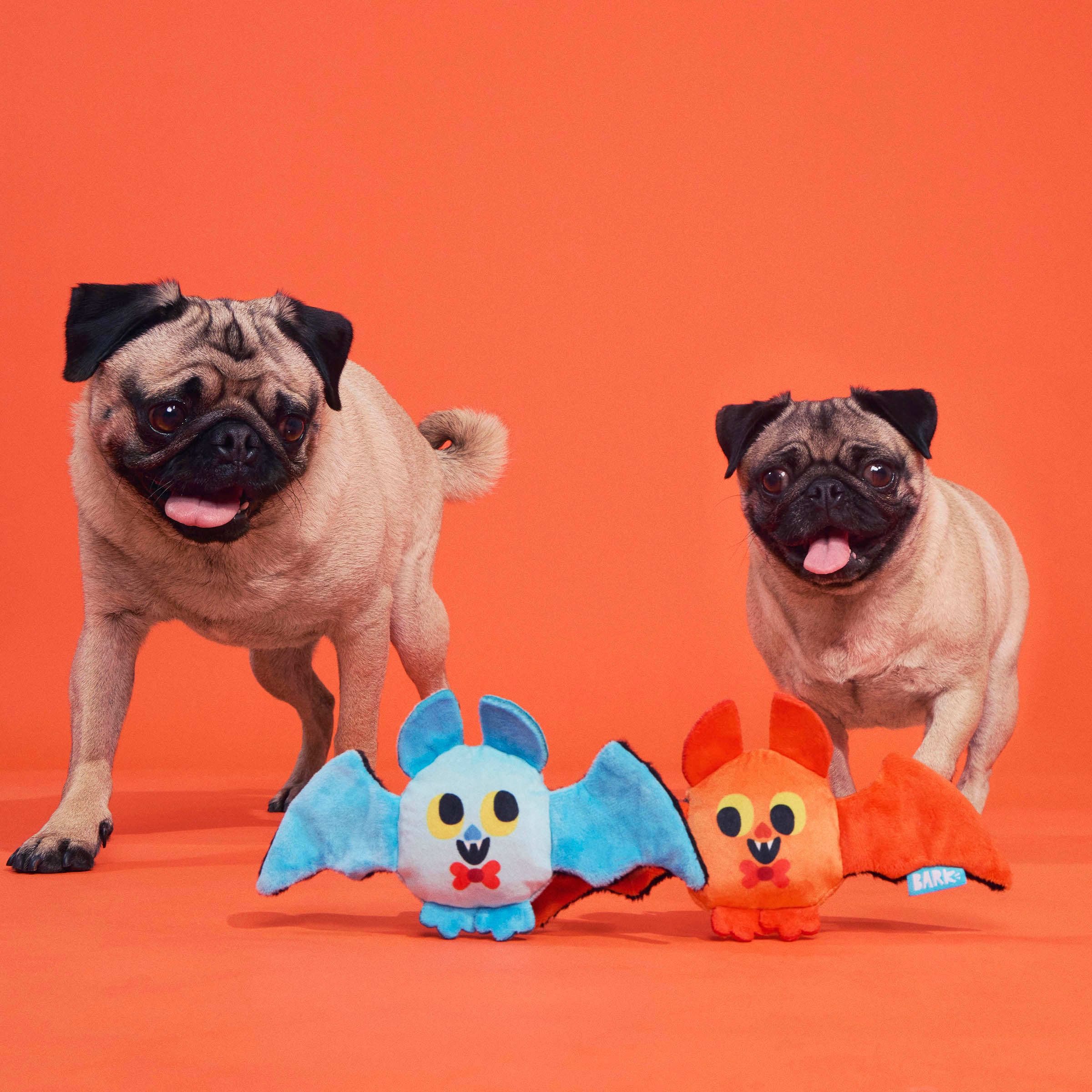 BARK Halloween Wingmen Plush Dog Toy 2pk