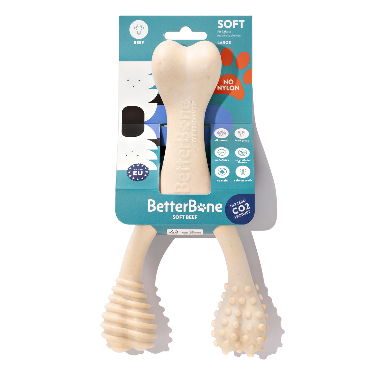 BetterBone Soft Classic Dog Chew Toy Large