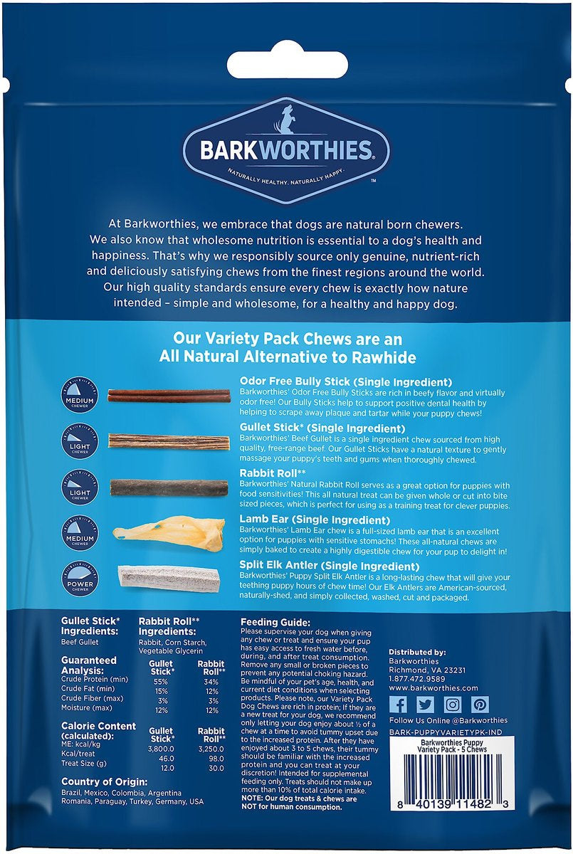 Barkworthies Puppy Variety Pack