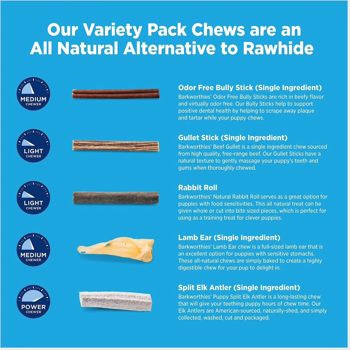 Barkworthies Puppy Variety Pack