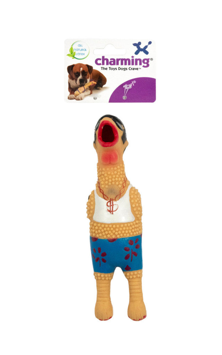 Outward Hound Squawkers Latex Rubber Earl Chicken Large