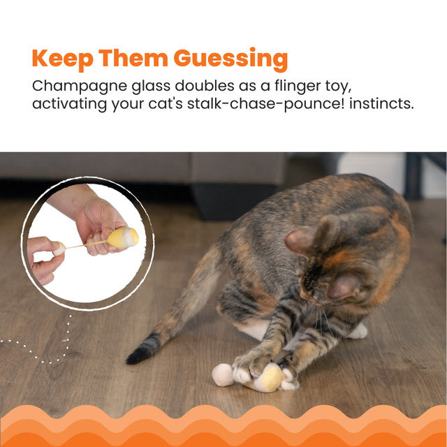 Catstages Purrsecco & Cupcakes Cat Toys 6 Pk