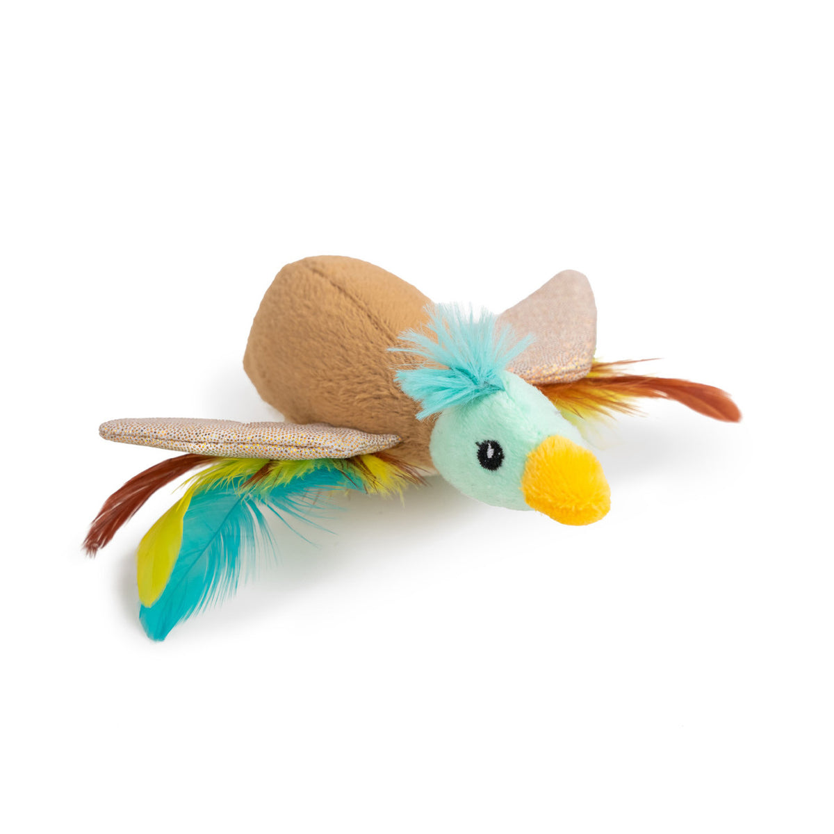 Catstages Flapperz Duck Cat Toy Brown