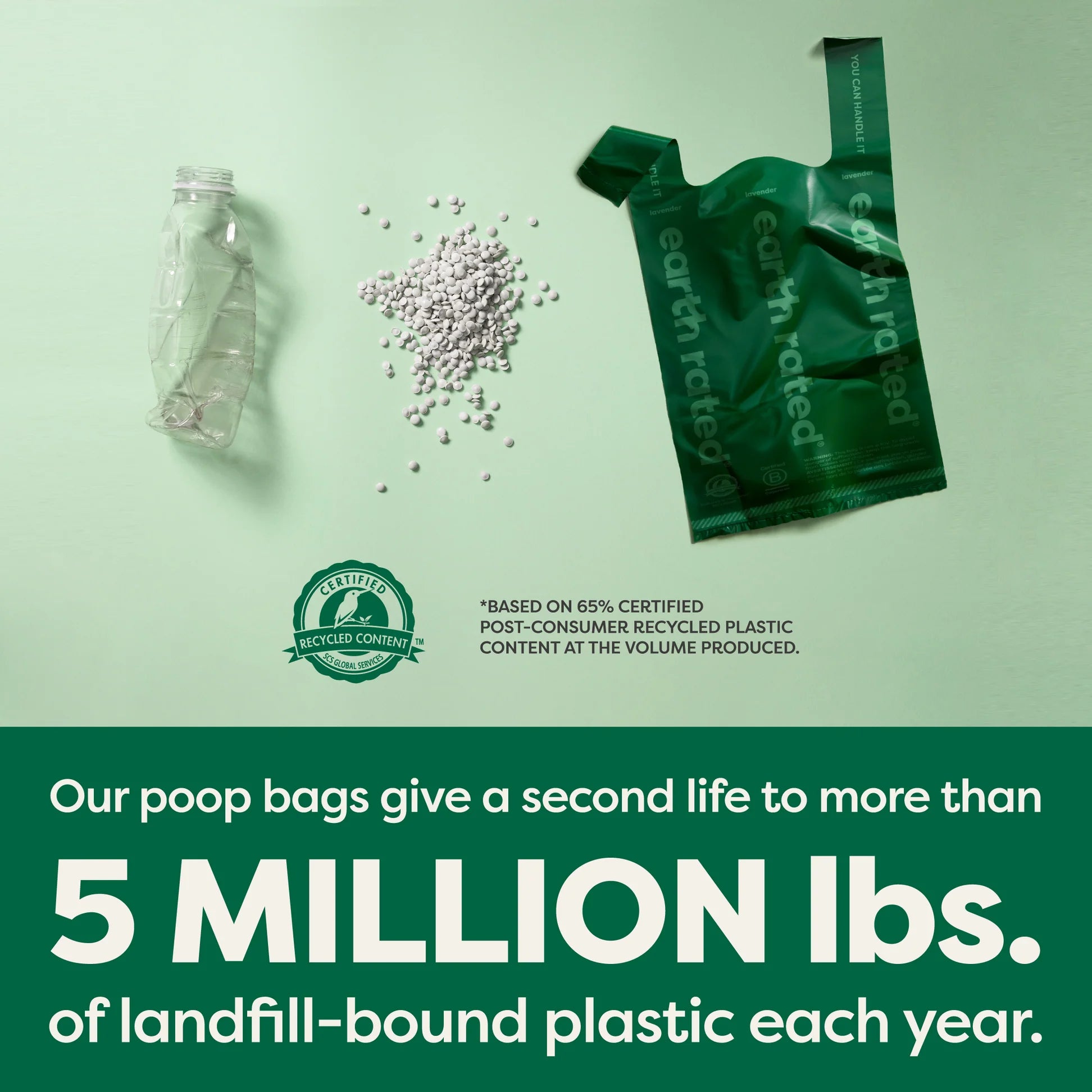 Earth Rated 120ct Handle Bags on Refill Rolls - Unscented