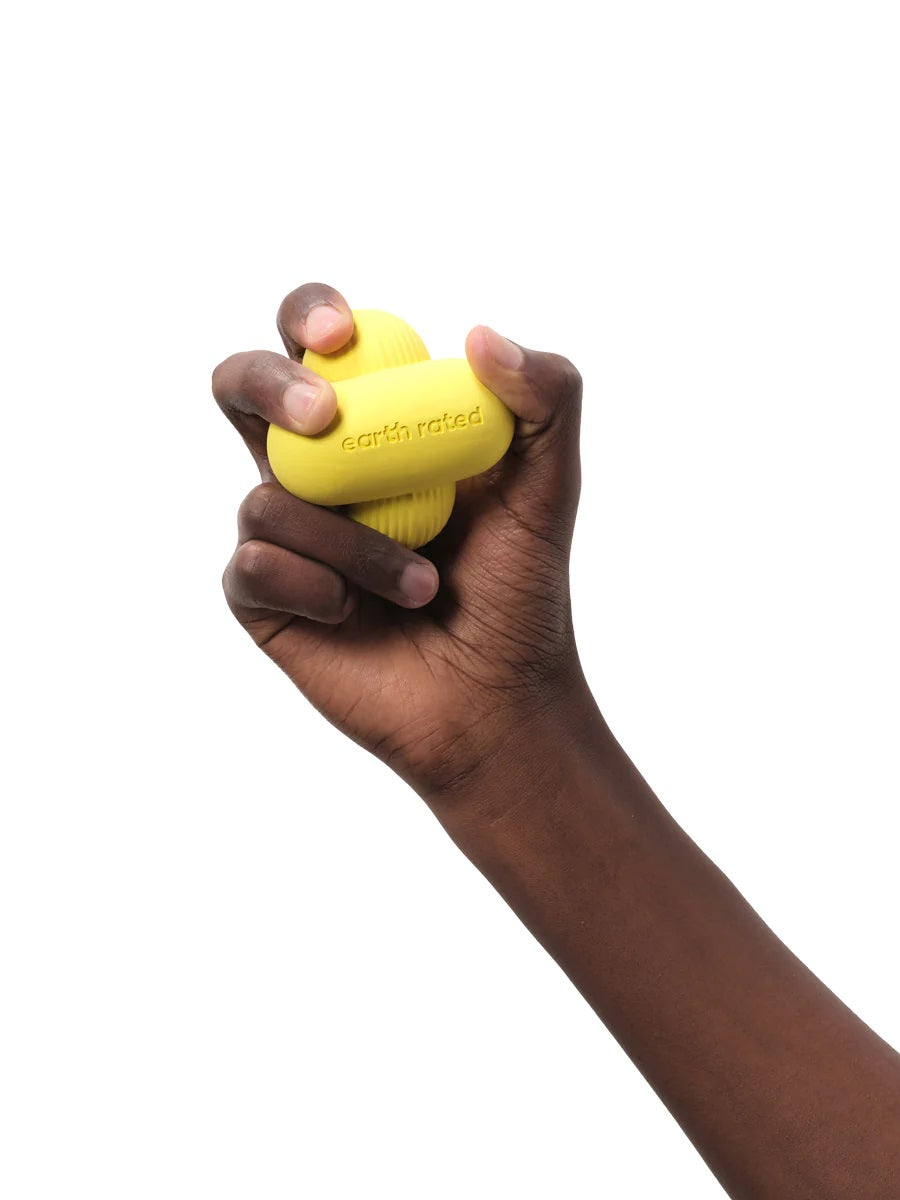 Earth Rated Rubber Fetch Dog Toy Yellow Large