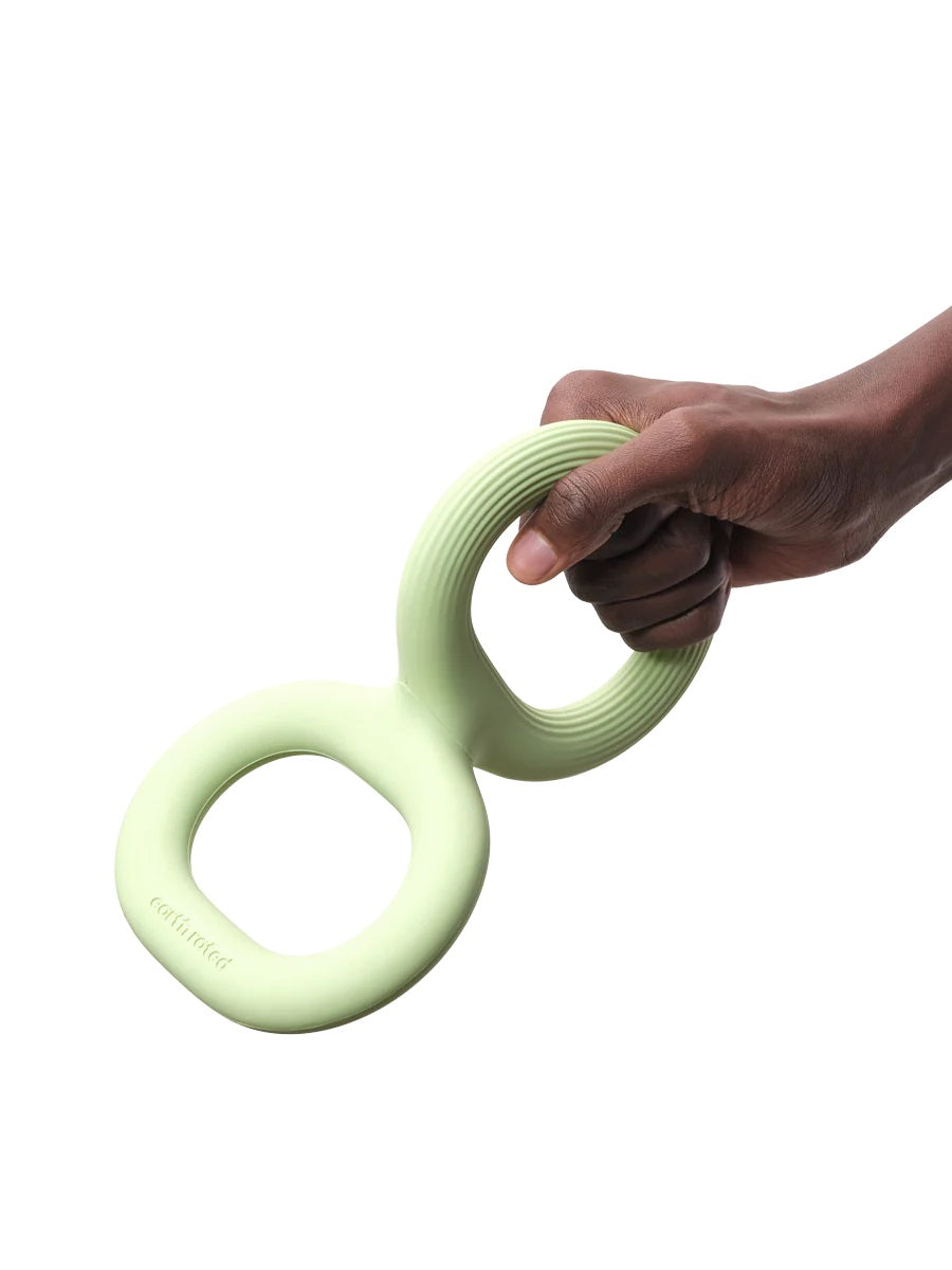 Earth Rated Rubber Tug Dog Toy Green Large