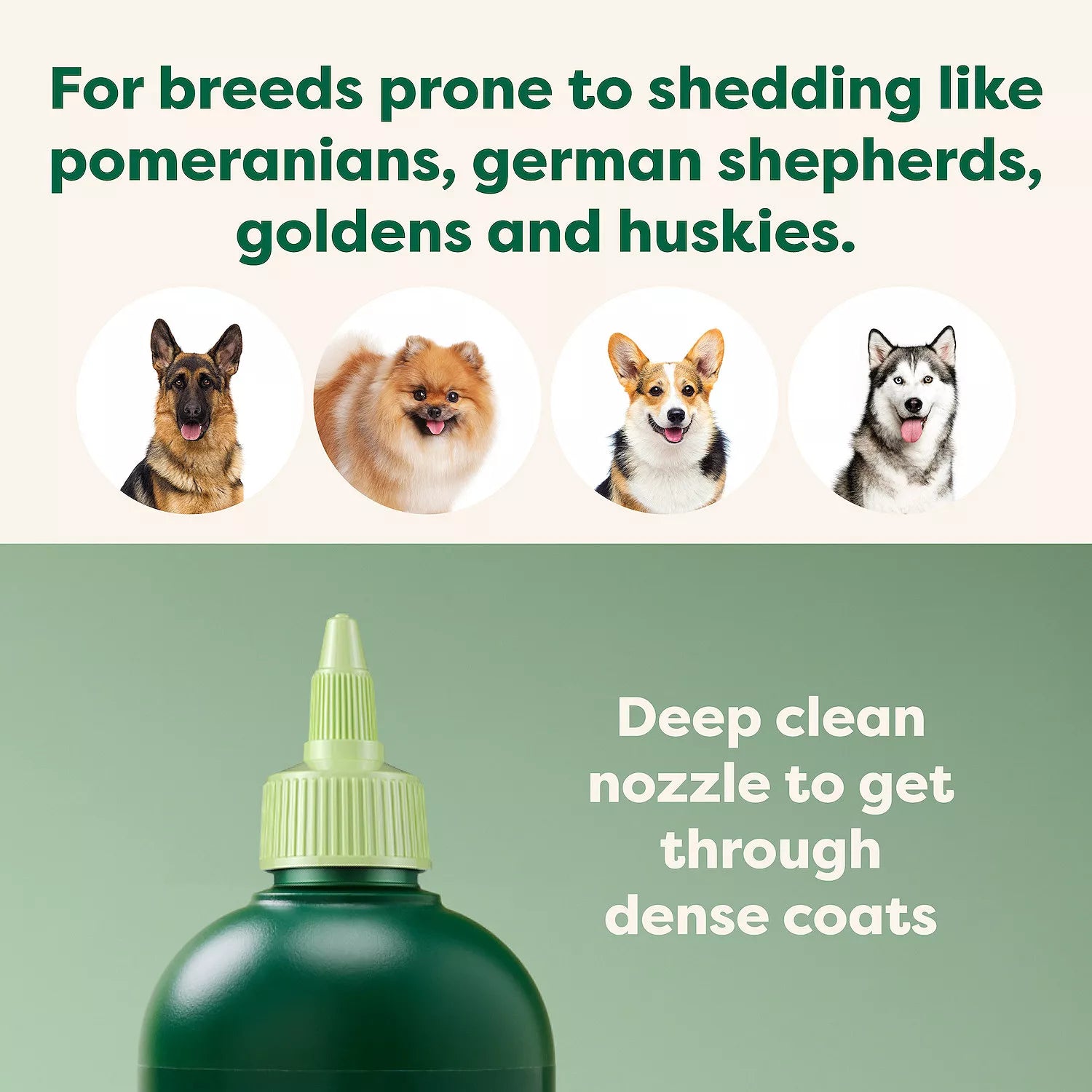 Earth Rated 4 in 1 Hypoallergenic Dog Shampoo Double Coat 16oz