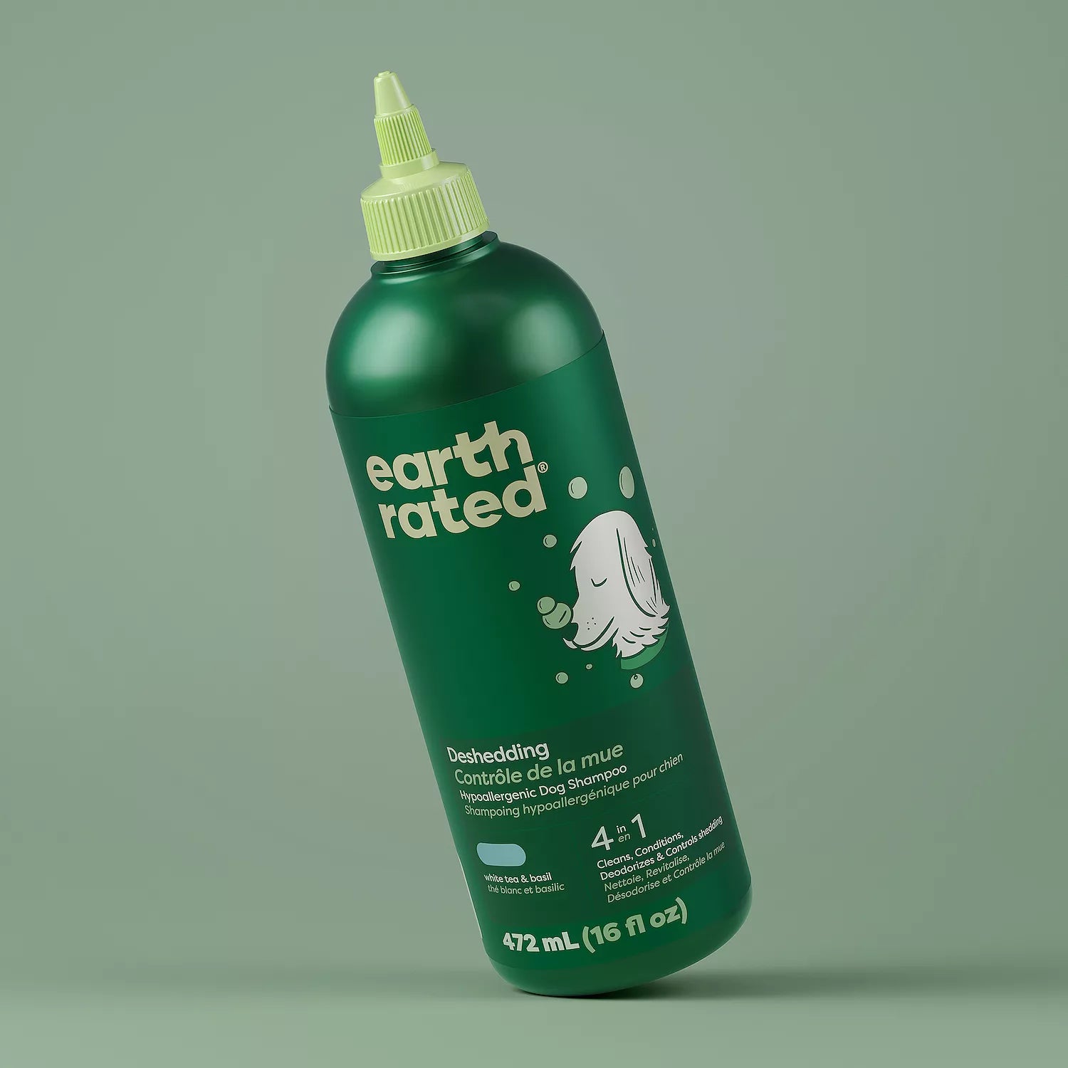 Earth Rated 4 in 1 Hypoallergenic Dog Shampoo Double Coat 16oz