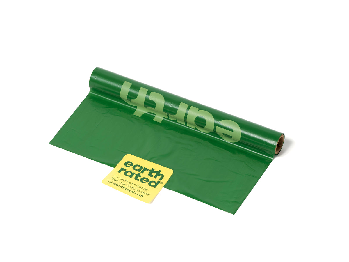 Earth Rated Lavender Poop Bags 300ct on a Large Single Roll